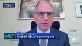 Italy needs unity president to reassure markets former PM Letta says [upl. by Duke]