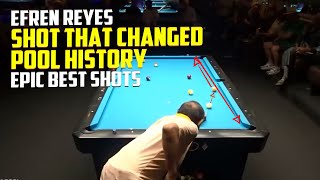 Efren Reyes Best Shots The Efren Reyes Shot That Changed Pool History and Best Shots Compilation [upl. by Laucsap]