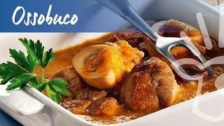 Ossobuco  Rezept Kochen mit Kalbfleisch [upl. by Niamreg]