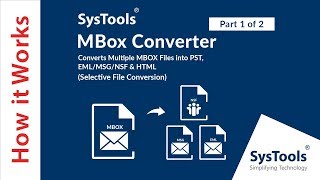 MBOX Converter  Import MBOX to Outlook PST File Selective Emails [upl. by Yoho]