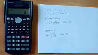 Combinatoria con calculadora [upl. by Arvo701]