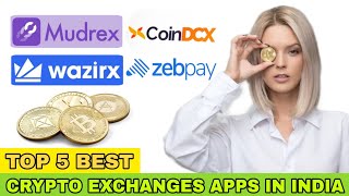 Top 5 Best Crypto Exchanges Apps in India  5 Best Crypto Currency Apps Security Features in 2024 [upl. by Ahseile296]