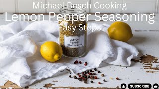 Homemade Lemon Pepper Seasoning  Easy DIY Recipe [upl. by Ynez509]