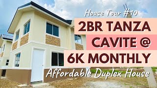 House Tour 10  Affordable 2BR Jasmine Duplex  The Palm Residences  House amp Lot Tanza Cavite [upl. by Netneuq]