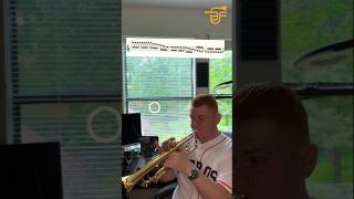 Articulation exercise Working on accuracy and connecting registers trumpet music fundamentals [upl. by Silma]