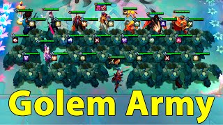 I Built a GOLEM ARMY  The Funniest PBE BUG [upl. by Boelter132]