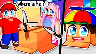 I Wore a ROBLOX BOX in MM2 and NO ONE Could Find Me [upl. by Dreda]