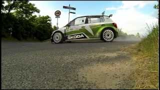 Rallye Bohemia 2013 drifts and jumps in slow motion [upl. by Esinek]