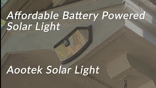 SUPER AFFORDABLEAootek new SOLAR LIGHTS 120 leds [upl. by Janiuszck374]