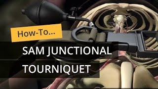 SAM Junctional Tourniquet Application [upl. by Carree]