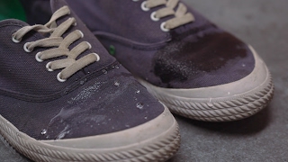 The Ridiculously Easy Way to Waterproof Your Canvas Shoes [upl. by Jemmie]