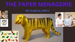 THE PAPER MENAGERIEPART 1 ISC CLASS 11 PRISMLINE BY LINE EXPLANATION IN HINDIBACKBENCHERSACADEMY [upl. by Laks]