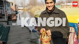 Kashmiri Kangri Heater सर्दी में गर्मी का एहसास Dal Lake Srinagar  Firepot Kangdi Kangeer [upl. by Sinnek]