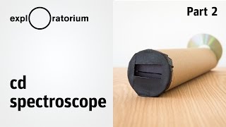 How to build your own CD Spectroscope  Science Snacks activity [upl. by Ahsataj684]