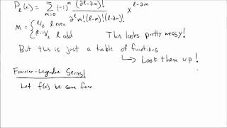 Legendre Polynomials [upl. by Raynard]