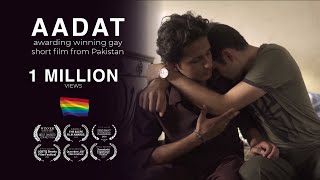 Aadat  Short film  UrduHindi  Gay film  LGBTQ  Queer cinema  Award winning short film [upl. by Ainadi424]