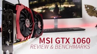 MSI GTX 1060 6GB Review  vs RX 480 Benchmarks  Unboxholics [upl. by Aelak]