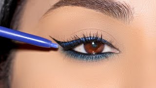 3 Ways to Use Blue Eyeliner to Make YOUR Eye Color Pop [upl. by Eissat]