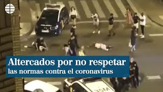 Detenidos en Logroño y Sevilla por no respetar las limitaciones horarias impuestas al ocio nocturno [upl. by Tterej]