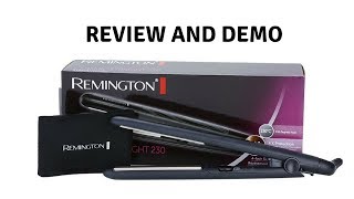 Remington Ceramic Straight S3500 Professional Straightener Review and Demo [upl. by Analem848]