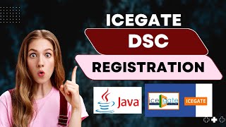 How to Register DSC on ICEGATE [upl. by Romo448]