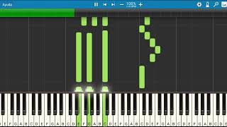 Mach amp Daddy  La Botella  Piano Tutorial  Midi [upl. by Necyla]