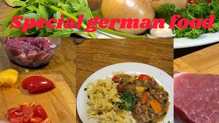 Live Cooking special beef Goulash germany food delicious satisfying [upl. by Emelia]