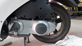 CleanChange Air Filter on Piaggio XEvo 125 [upl. by Lucie]