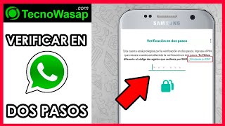 Verificación en dos pasos WhatsApp ¿Cómo recuperar mi cuenta [upl. by Adnala]