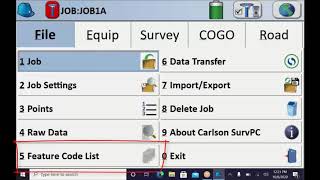 Carlson SurvPC Fundamentals 16 – SurvPC Job Setup [upl. by Yesak]