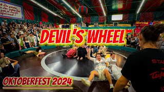 Oktoberfest 2024  Devil’s Wheel 😅 MunichGermany [upl. by Lalla]