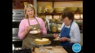 Country Cheesecake Dessert Martha Stewart [upl. by Akcirderf]