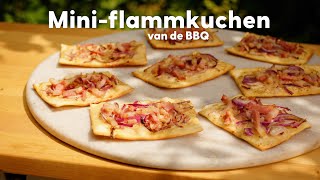 Miniflammkuchen van de BBQ  Recept  Allerhande [upl. by Lehrer563]