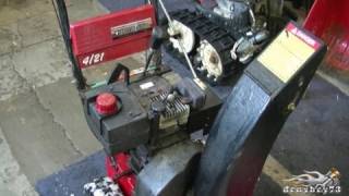 How To Change Snowblower Engine Oil [upl. by Anialam]