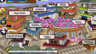 MOD amp APK Shinobi Saga Version 019 One Hit Mod [upl. by Shuma719]