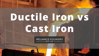 Ductile Iron vs Cast Iron [upl. by Noyad]