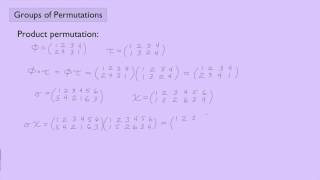 Abstract Algebra 1 Groups of Permutations [upl. by Ashby]