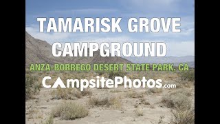 Tamarisk Grove Campground  Anza Borrego Desert State Park [upl. by Atteloc]