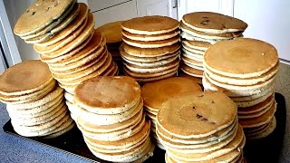 113 Pancakes Eaten in 8 Minutes NEW World Record [upl. by Nedak]