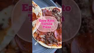 Keto Tortilla Pizza Recipe [upl. by Oneida921]