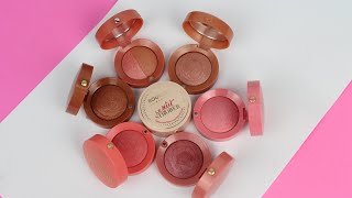 Bourjois Blushers  Review and Swatches  Angela van Rose [upl. by Yntrok]