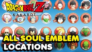 All Soul Emblem Locations In Dragon Ball Z Kakarot [upl. by Trah]