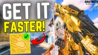 How To Get GOLD CAMO FAST In COD MOBILE [upl. by Ahsoj]