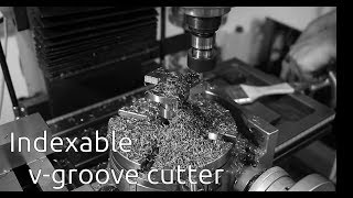 Indexable VGroove Cutter [upl. by Ambler219]