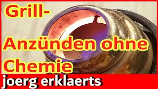 Grill anzünden ohne Chemie Lifehack Holzkohle Grill Tutorial 259 [upl. by Dustan864]