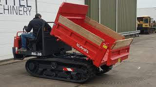 Kubota RG30 Tuytelmachinery tracked dumper rupsdumper [upl. by Stillas124]