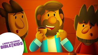 The Story of the Last Supper for Kids The Easter Story for Kids Pt 2  Bible Stories for Kids [upl. by Zil]