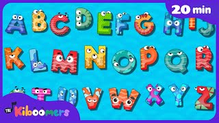 The Ultimate Phonics Alphabet Songs Compilation for Parents amp Teachers  20 Min  The Kiboomers [upl. by Etnoid]