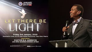 PASTOR EA ADEBOYE SERMON  LET THERE BE LIGHT [upl. by Ygiaf]