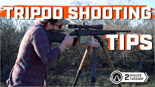 Precision Shooting  Tips for Shooting Off a Tripod [upl. by Fianna]